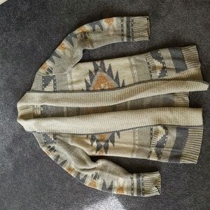 Lucky Brand Shawl Collar Cardigan Sz M